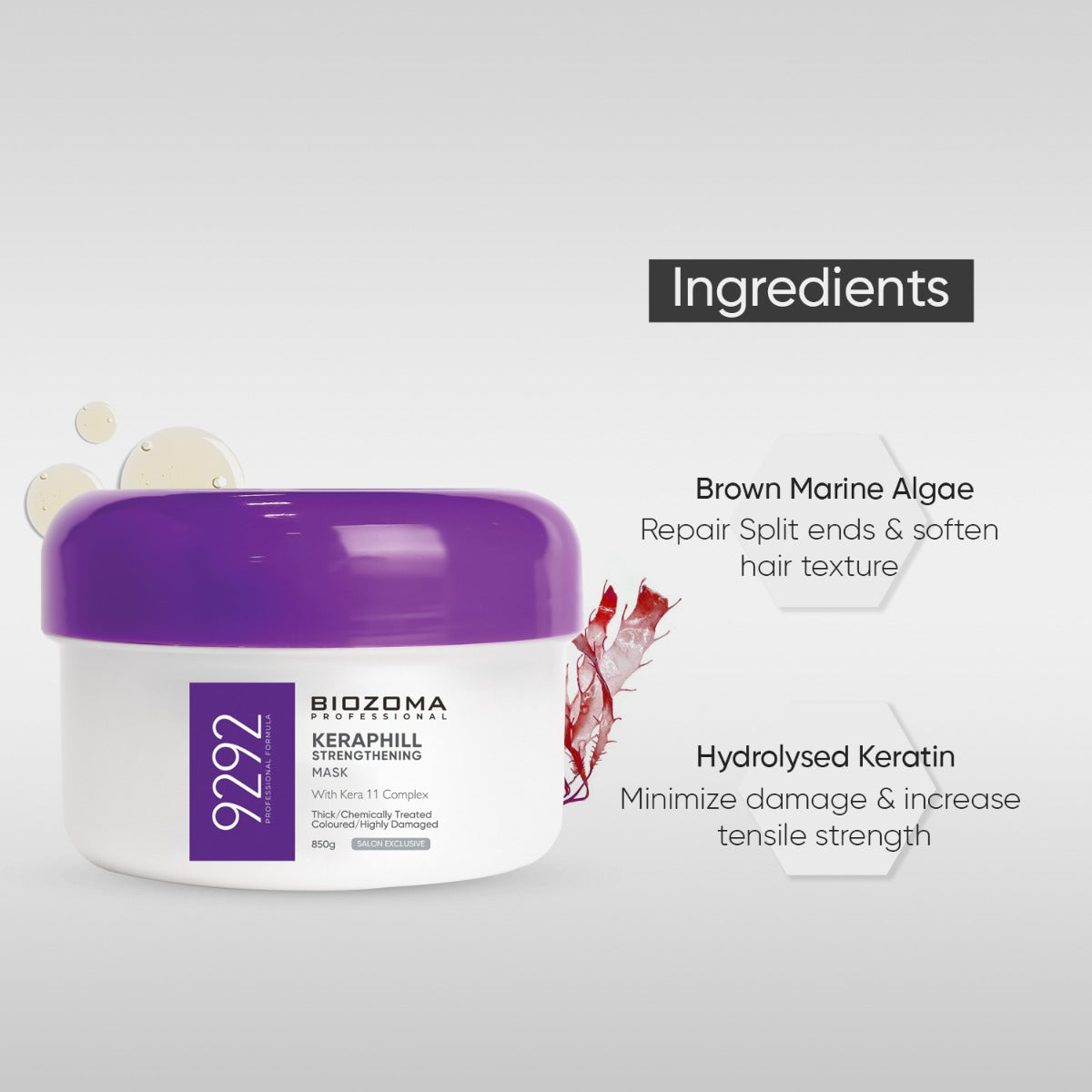 O3+ Keraphill Strengthening Hair Mask (330g) | iBellaa