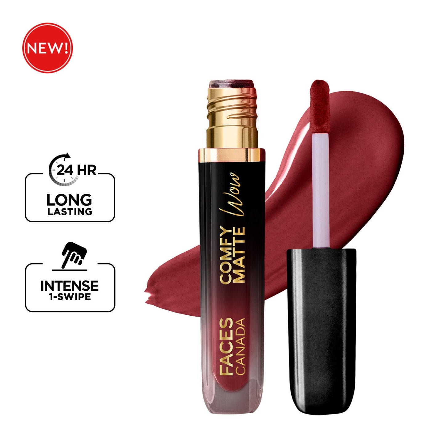Faces Canada Comfy Matte Wow Liquid Lipstick | 3.8 ml | iBellaa