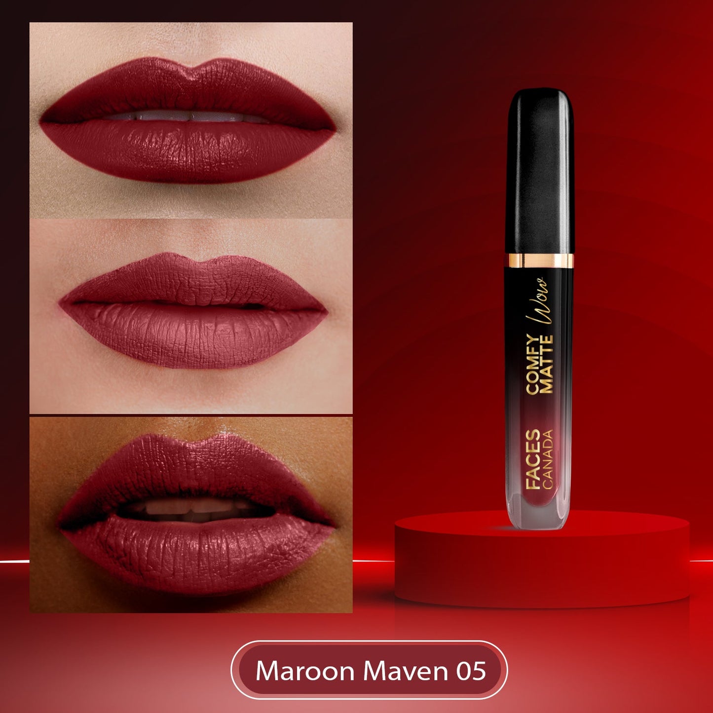 Faces Canada Comfy Matte Wow Liquid Lipstick | 3.8 ml | iBellaa