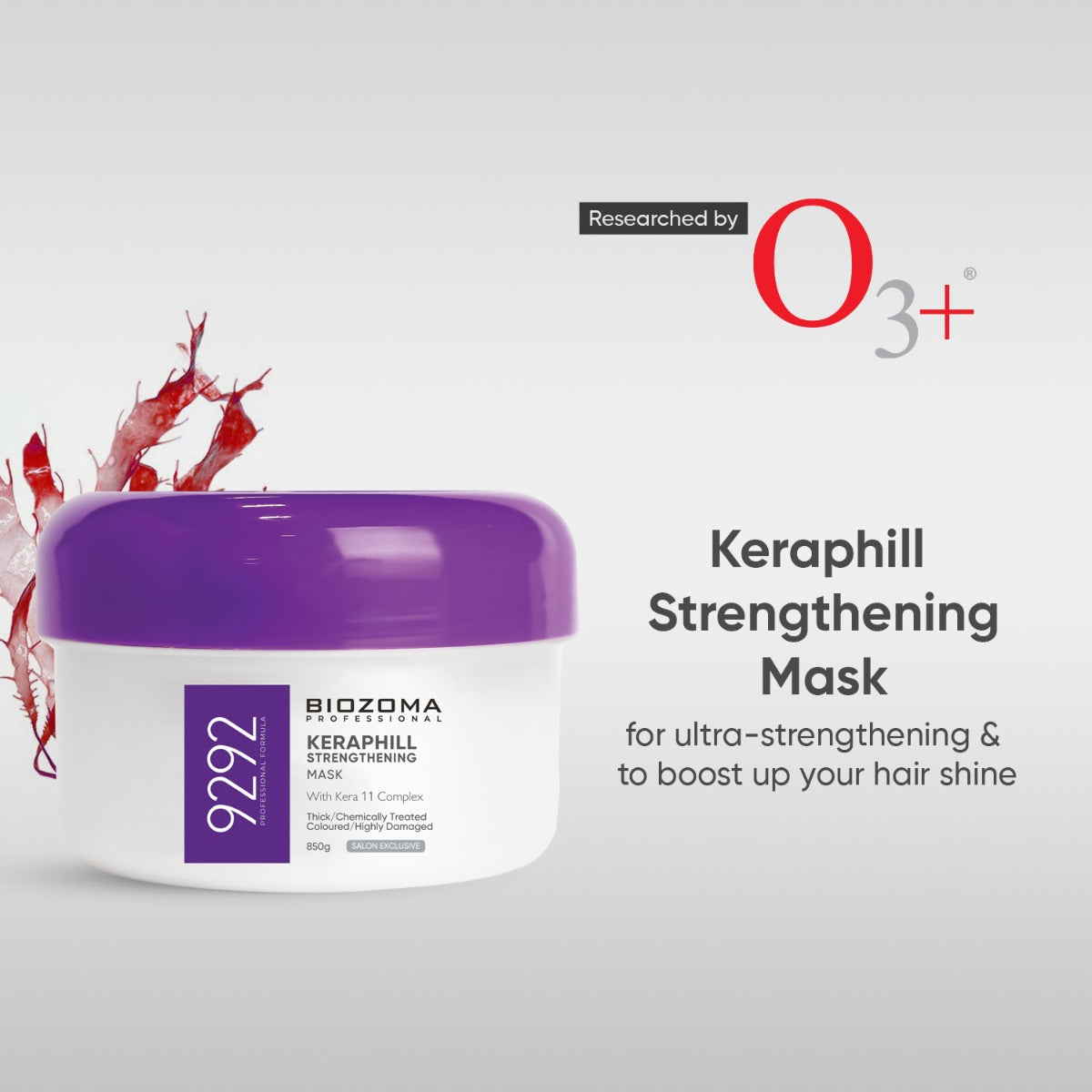 O3+ Keraphill Strengthening Hair Mask (330g) | iBellaa