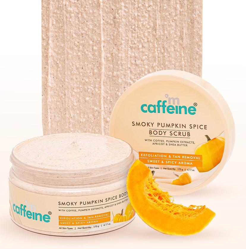 mCaffeine Smoky Pumpkin Spice Body Scrub - 175g | iBellaa