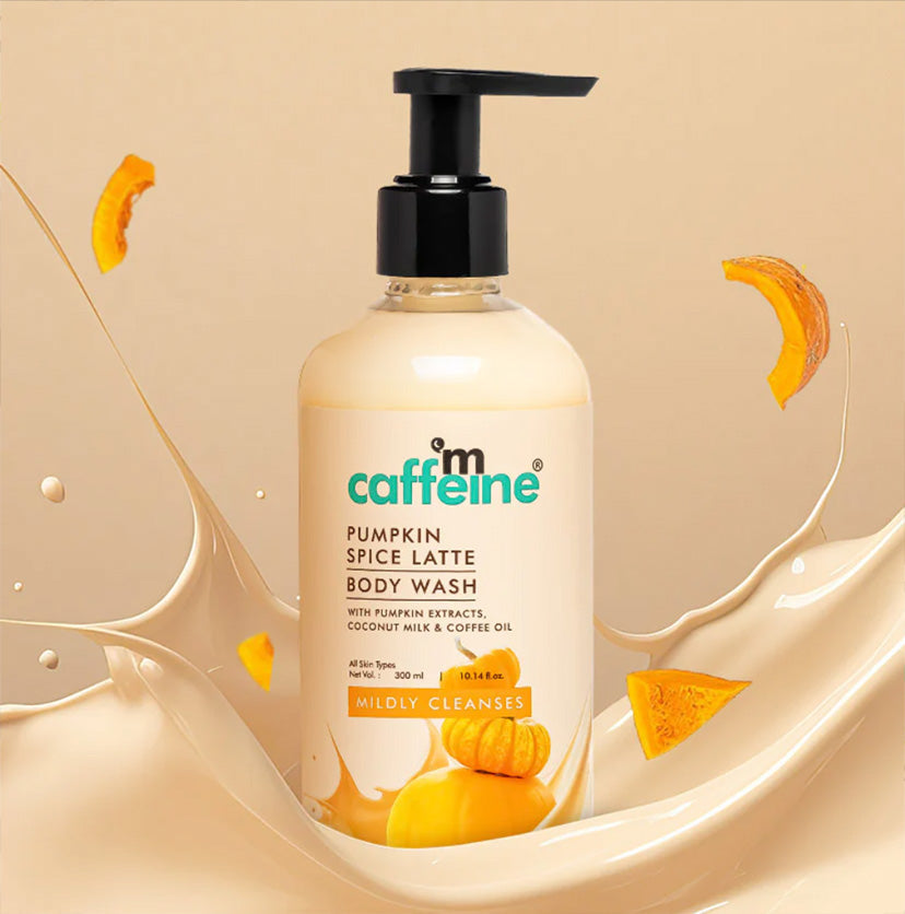 mCaffeine Pumpkin Spice Latte Body Wash 300 ml | iBellaa