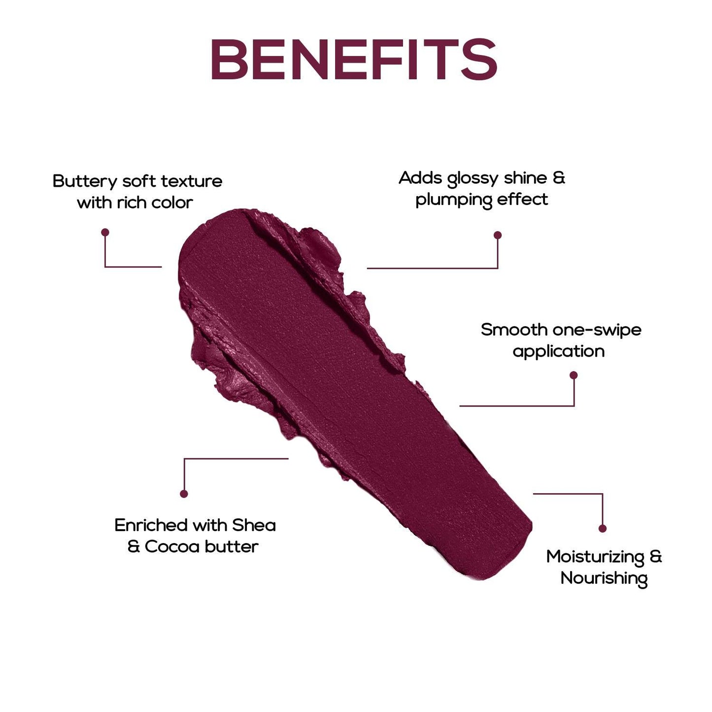 RENEE Crush Glossy Lipstick, 4gm | iBellaa