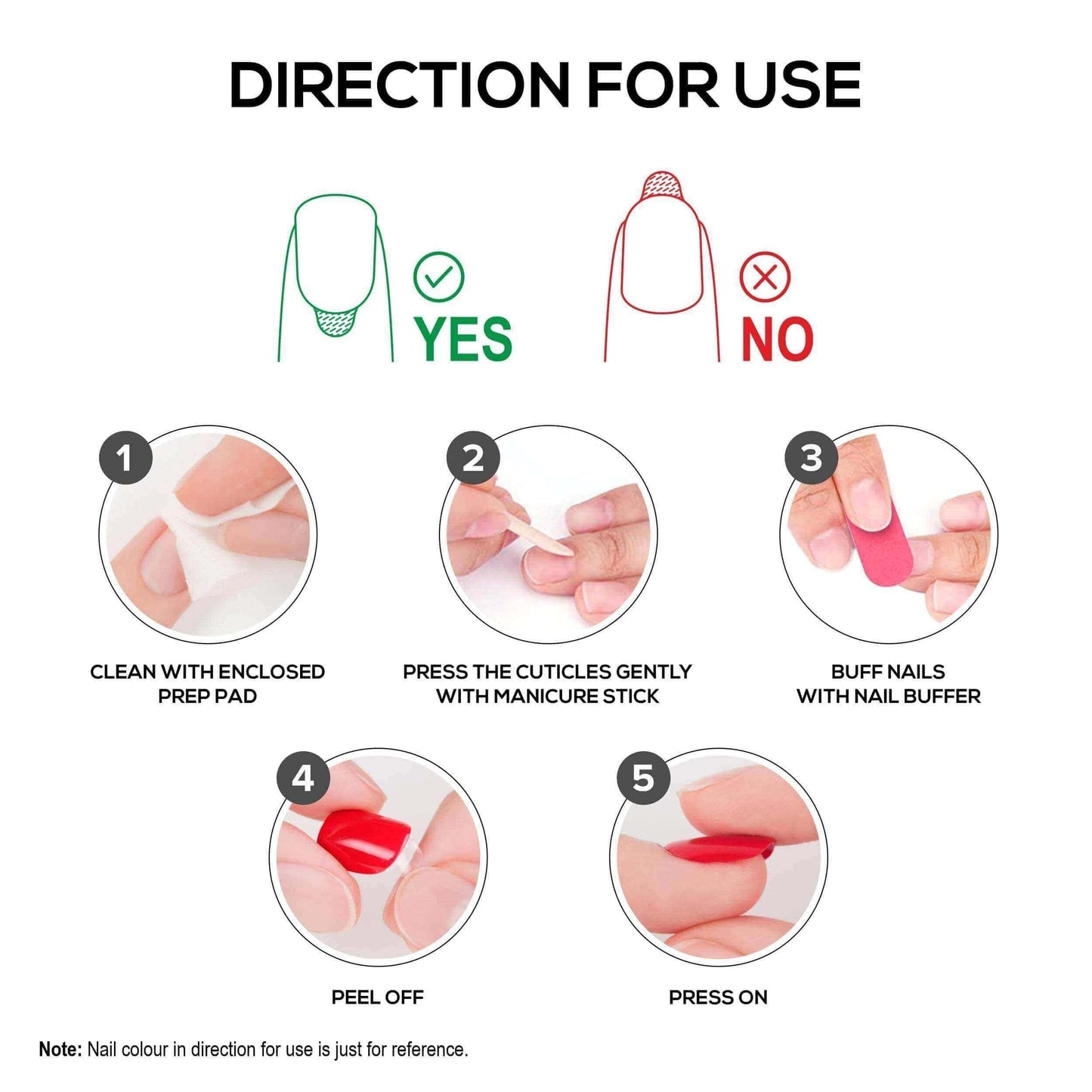 RENEE Long Stick On Nails | iBellaa