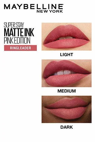 Maybelline New York SUPERSTAY MATTE INK LIQUID LIPSTICK X PINKS EDITION | iBellaa