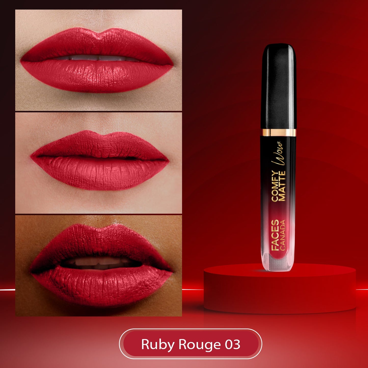 Faces Canada Comfy Matte Wow Liquid Lipstick | 3.8 ml | iBellaa