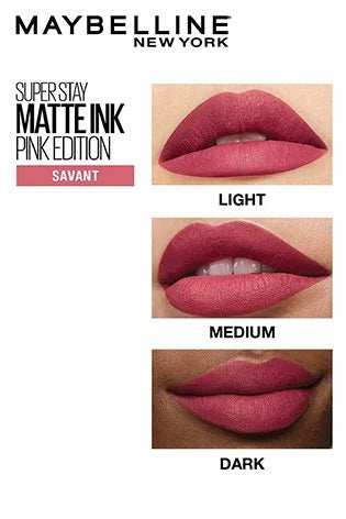 Maybelline New York SUPERSTAY MATTE INK LIQUID LIPSTICK X PINKS EDITION | iBellaa