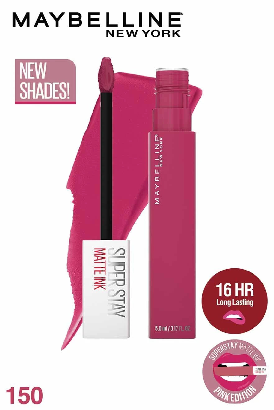 Maybelline New York SUPERSTAY MATTE INK LIQUID LIPSTICK X PINKS EDITION | iBellaa