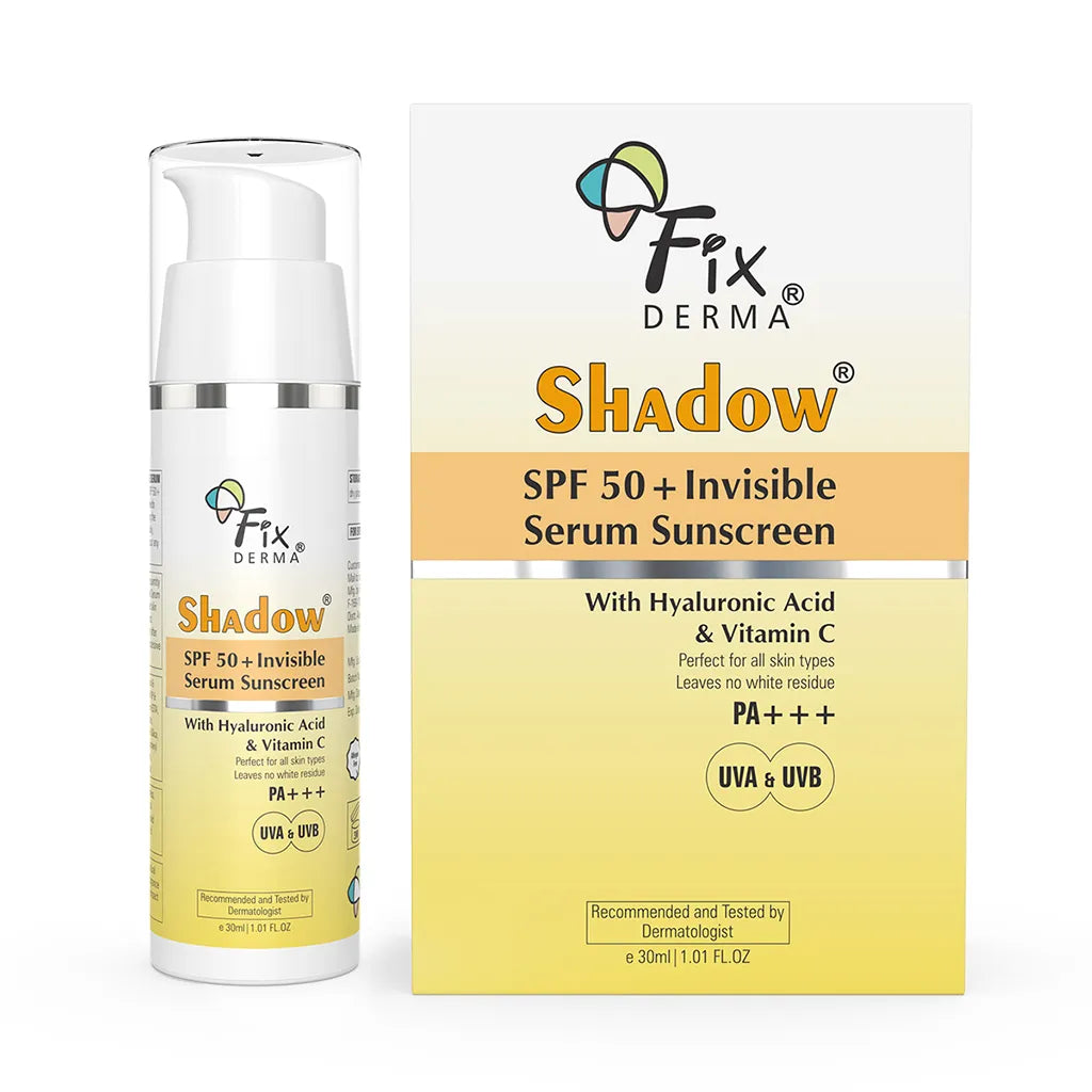 Fixderma Shadow SPF 50+ Invisible Serum Sunscreen | 30 ml | iBellaa