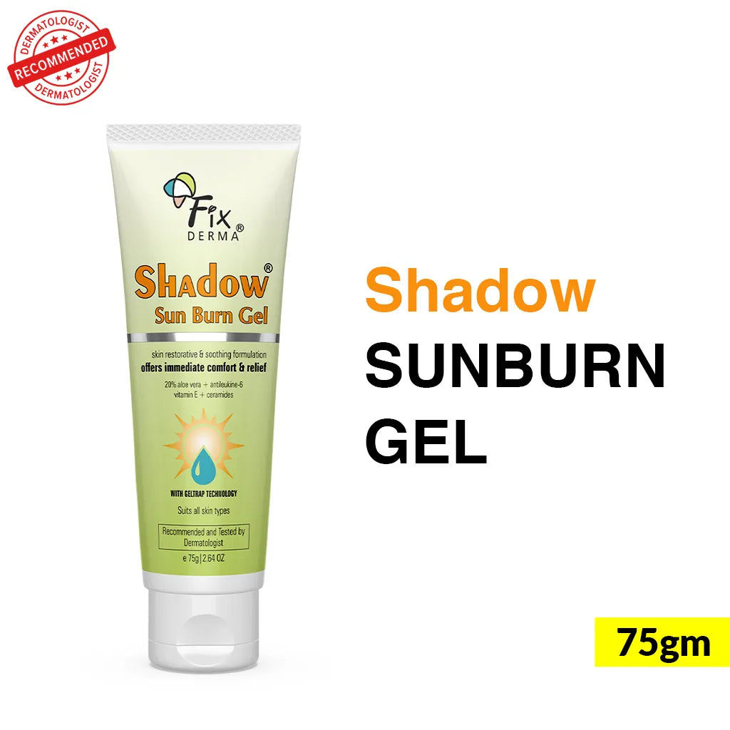 Fixderma Shadow Sun Burn Gel | 75 g | iBellaa