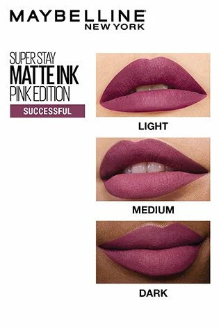 Maybelline New York SUPERSTAY MATTE INK LIQUID LIPSTICK X PINKS EDITION | iBellaa