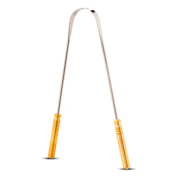 VEGA EasyGlide Tongue Cleaner (Metal with Handle) - TCM-01 | iBellaa