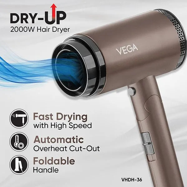 VEGA Dry-Up 2000W Hair Dryer - VHDH-36 | iBellaa