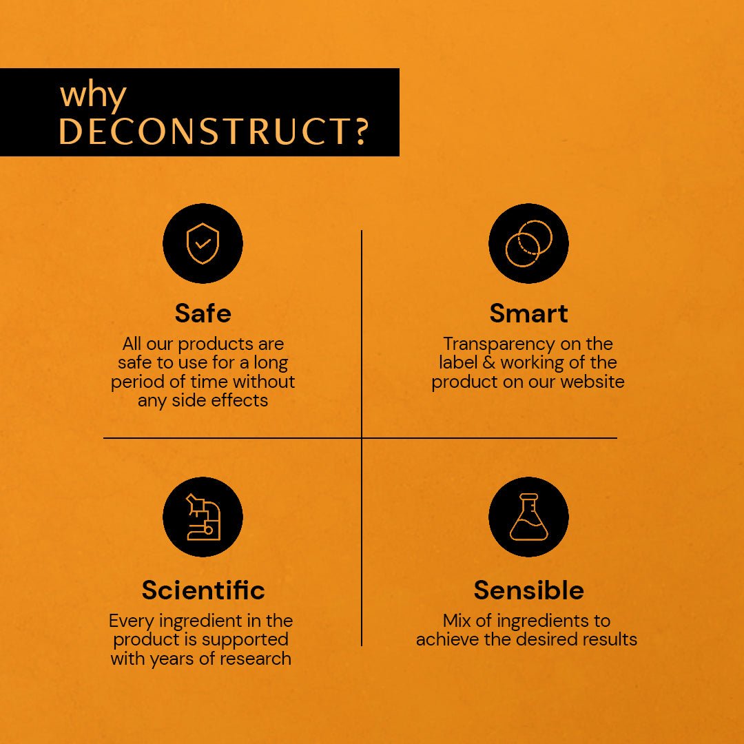 Deconstruct Vitamin C Serum For Face - 10% Vitamin C + 0.5 % Ferulic Acid | 30 ml | iBellaa
