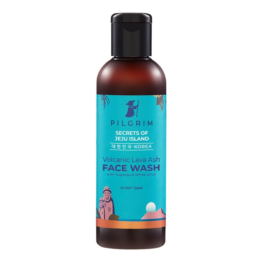 Pilgrim Volcanic Lava Ash Face Wash with Yugdugu & White Lotus | 100 ml | iBellaa