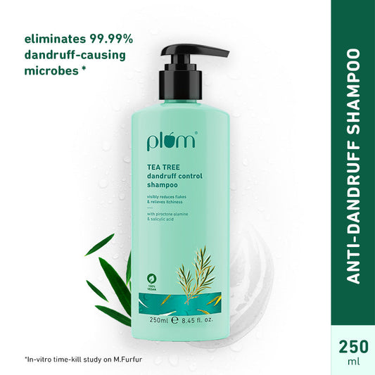 Plum Tea Tree Dandruff Control Shampoo | 250 ml | iBellaa