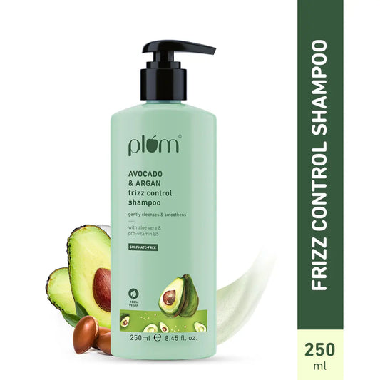 Plum Avocado & Argan Frizz Control Shampoo | 250 ml | iBellaa
