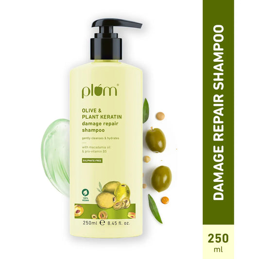 Plum Olive & Plant Keratin Damage Repair Shampoo | 250ml | iBellaa