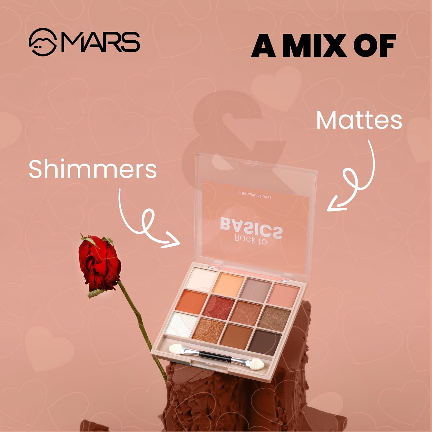 MARS Eyeshadow Palette | Back to Basics | 14.4 g | iBellaa