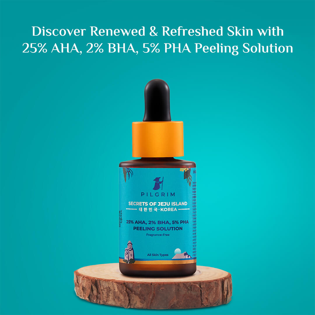 Pilgrim 25% AHA, 2% BHA, 5% PHA Peeling Solution | 30 ml | iBellaa