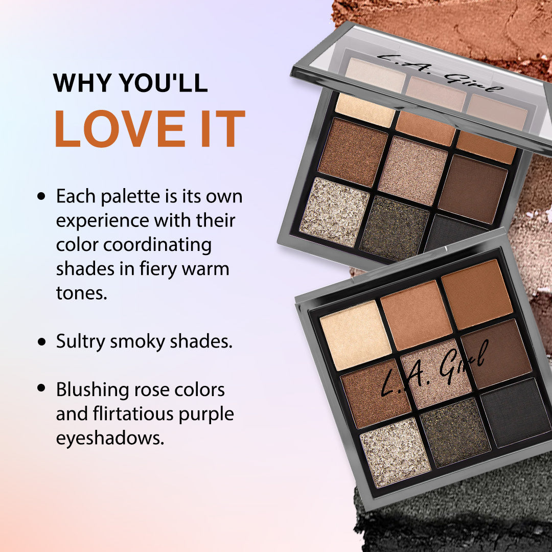 L.A GIRL Keep It Playful 9 Color Eye Palette | 14 g | iBellaa