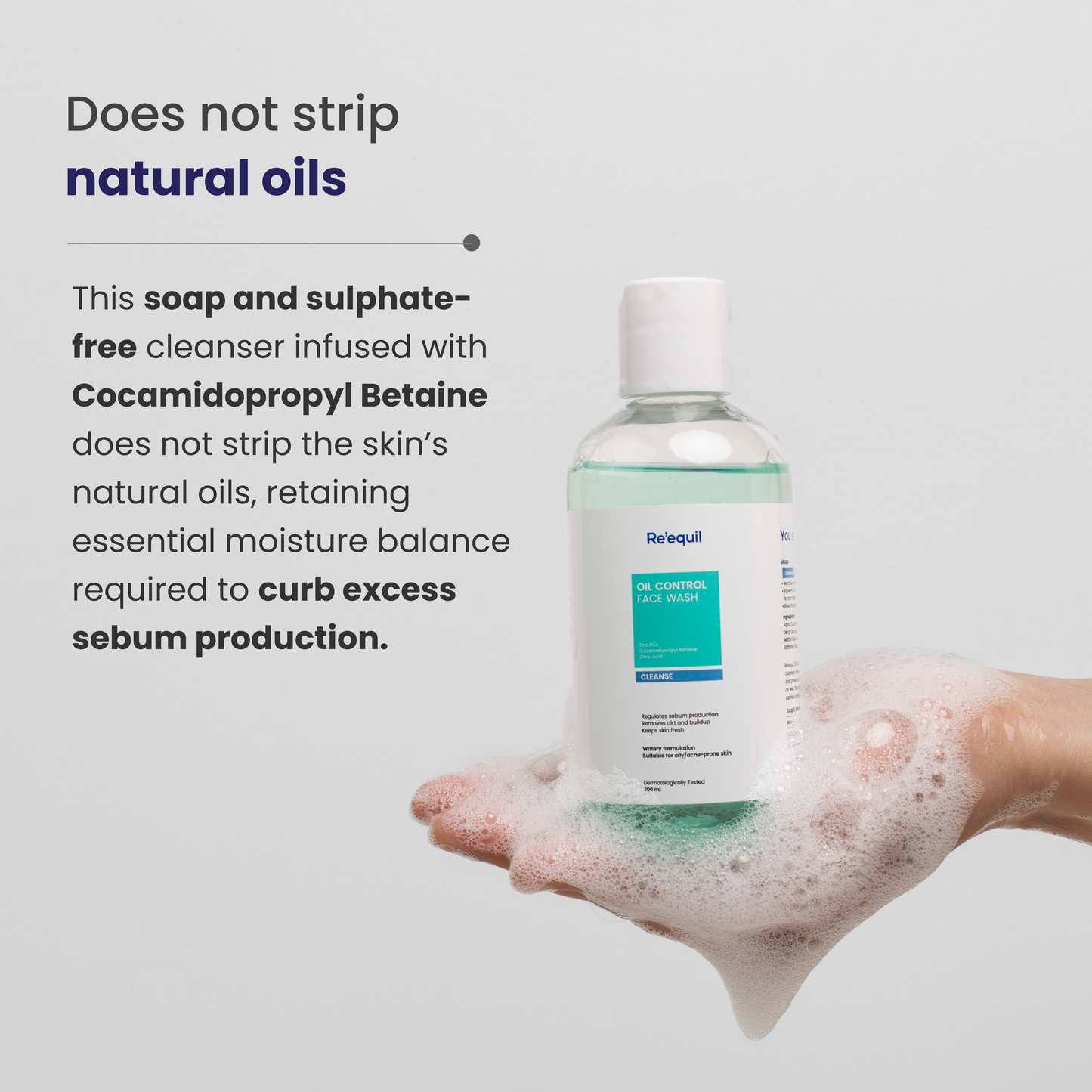 Re'equil Oil Control Face Wash | 200 ml | iBellaa