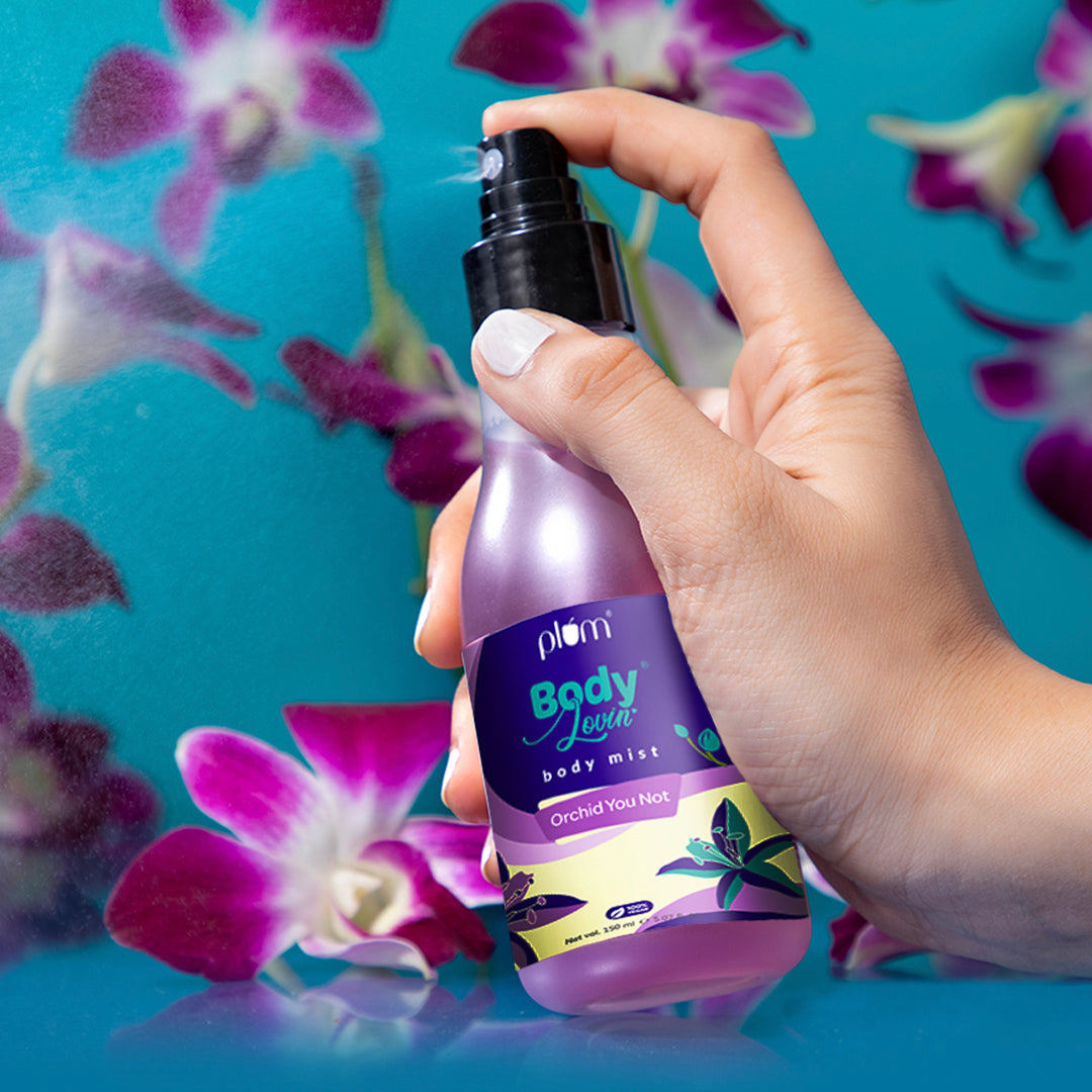 Plum Orchid-You-Not Body Mist by Plum BodyLovin' – Long-Lasting Fresh Floral Fragrance | Perfect for Women | iBellaa