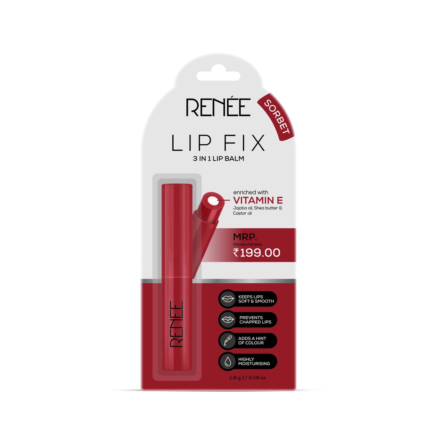 RENEE Lip Fix Lip Balm, 1.6Gm | iBellaa