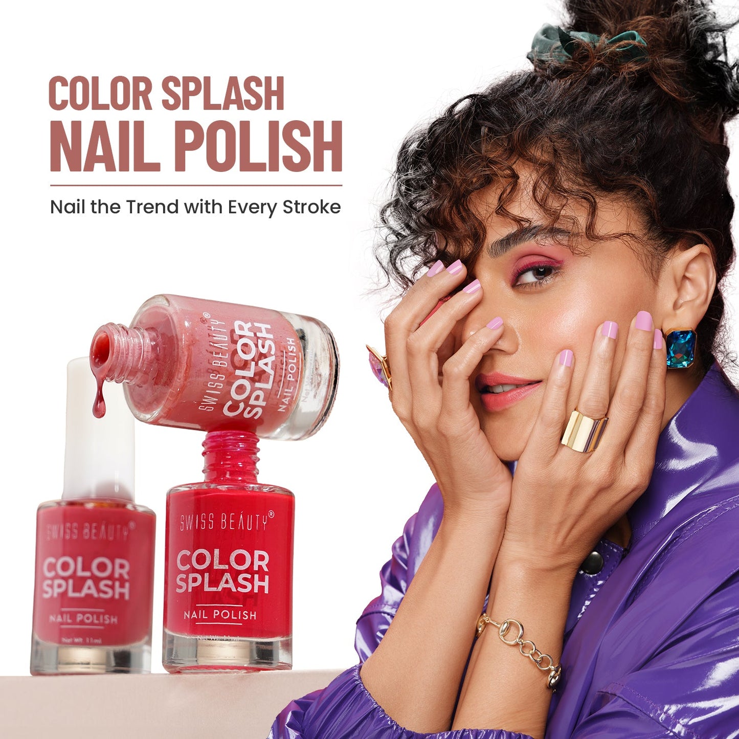 Swiss Beauty Color Splash Nail Polish | 11 ml | iBellaa