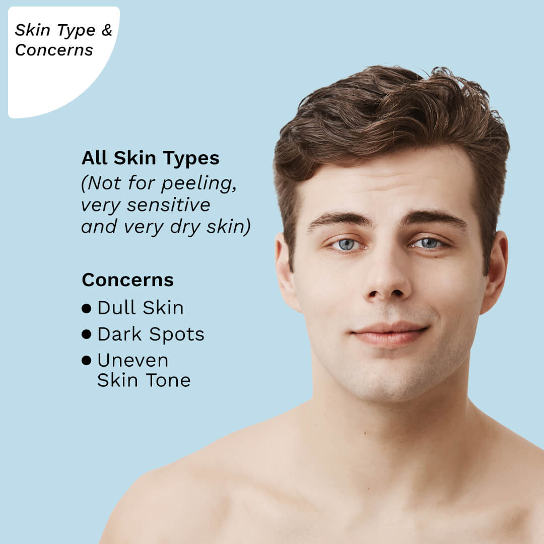 Pilgrim 25% AHA, 2% BHA, 5% PHA Peeling Solution for Men | 30 ml | iBellaa