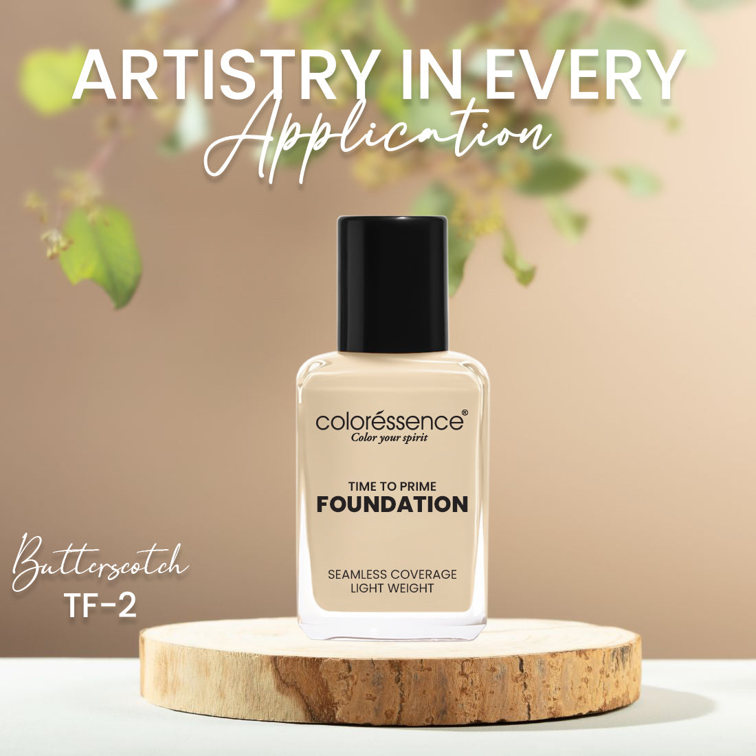 Coloressence Time to Prime Full Coverage Liquid Foundation | 30 ml | iBellaa