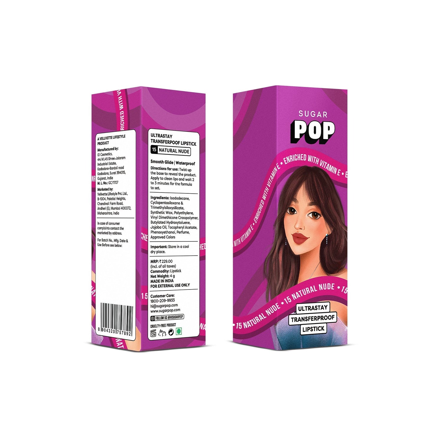 SUGAR Ultrastay Transferproof Lipstick | 4 g | iBellaa