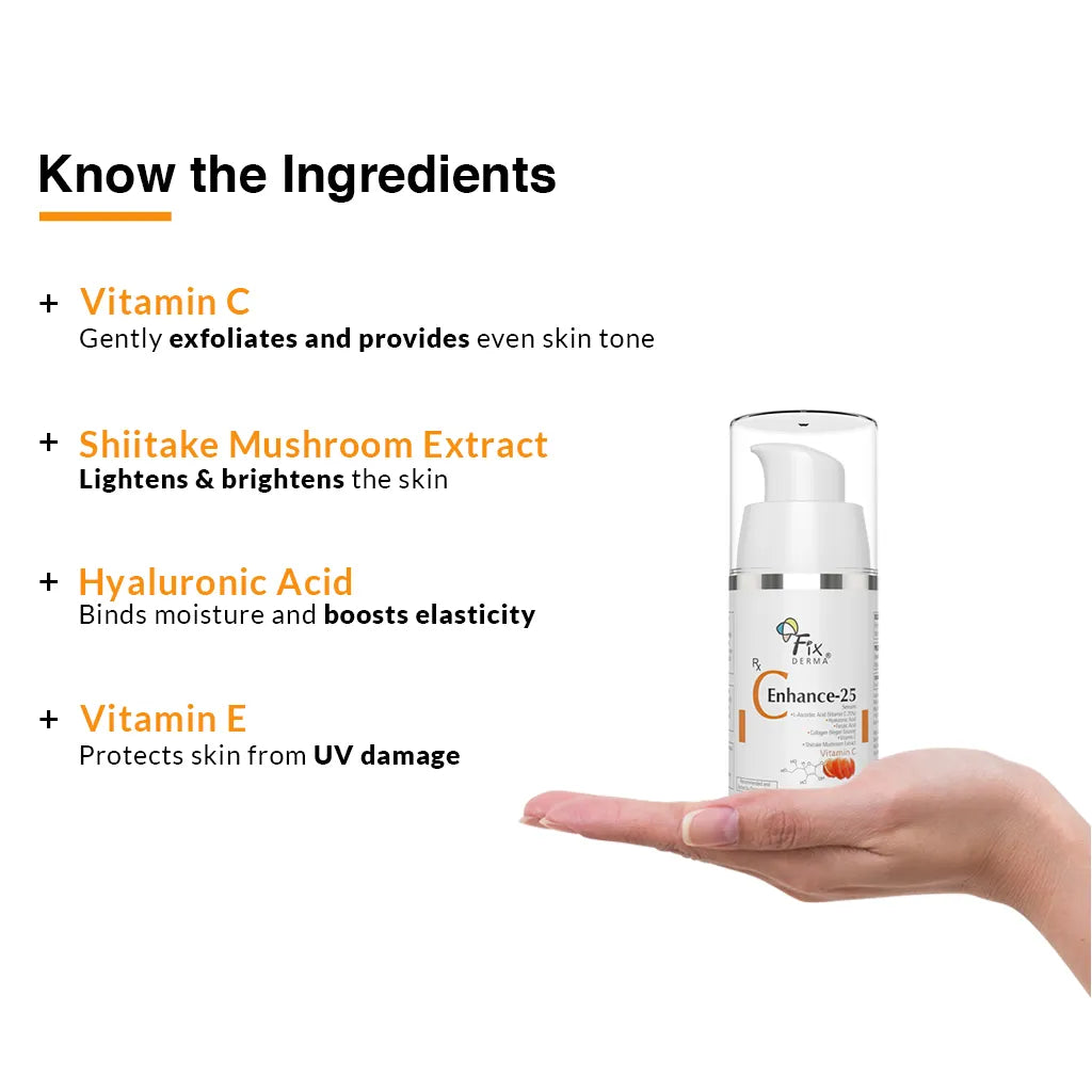 Fixderma C Enhance-25 Serum | 15 g | iBellaa