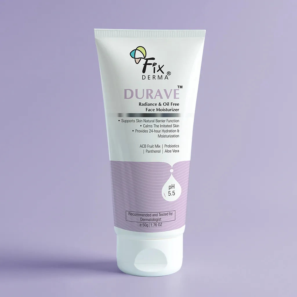 Fixderma Durave Radiance, Oil Free & Brightening Face Moisturizer | 50 g | iBellaa